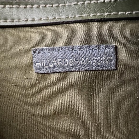 VTG Hillard & Hanson Vinyl Handbag Purse Double Handle Strap Bag Magnet Closure - Picture 13 of 16